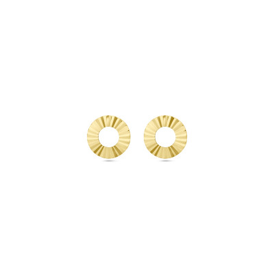gouden-ronde-oorknopjes-met-bewerkt-oppervlak/variant/diameter-8-mm