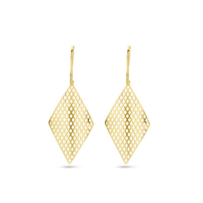 gouden-ruit-oorhangers-met-patroon-en-franse-haak-hoogte-47-mm