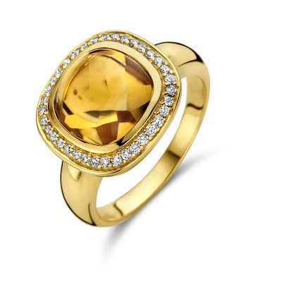 gouden-vierkante-ring-met-gele-oranje-citrien-9-5-mm-en-diamanten-0-20-crt