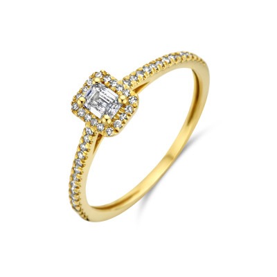 gouden-vintage-stijl-ring-met-0-33-crt-diamanten-halo