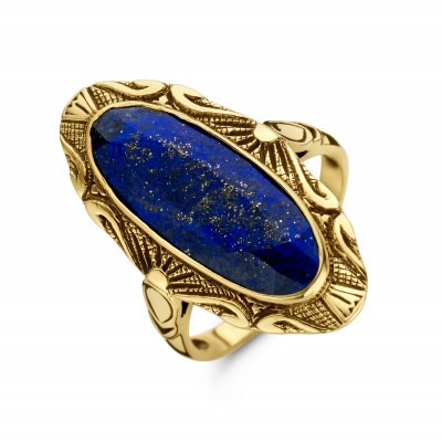 gouden-vintage-stijl-ring-met-langwerpige-blauwe-lapis