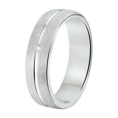 matte-zilveren-ring-met-glanzende-baan-en-diamant-0-01-crt-5-mm-breed
