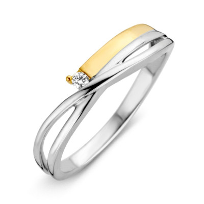 moderne-bicolor-slagring-met-diamant-5-mm