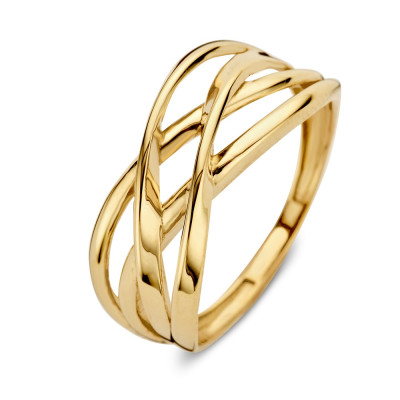 opvallende-14-karaat-gouden-crossover-ring-van-9-mm-breed
