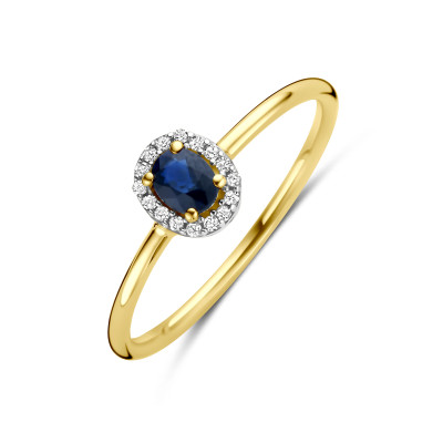ovale-gouden-ring-met-blauwe-saffier-en-halo-van-diamanten-0-05-crt-5-5-mm-breed
