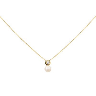 Parelketting goud