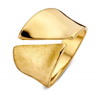 Sierlijke ring van 14 karaat goud