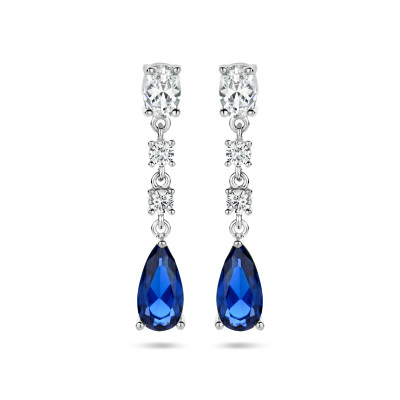vintage-stijl-zilveren-oorhangers-met-blauwe-en-transparante-zirkonia-s-30-mm