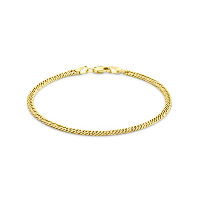 zilgold-schakelarmband-met-gourmet-schakels-14-karaat-goud-3-mm-breed-lengte-18-5-cm