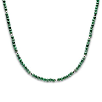 zilveren-edelsteen-ketting-met-groene-malachiet-en-zilverne-bolletjes-lengte-42-45-cm