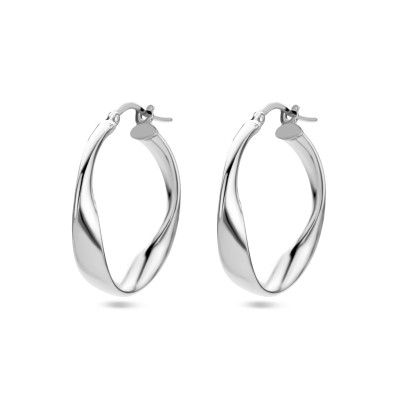 zilveren-gedraaide-ronde-oorringen-met-glanzend-oppervlak-4-mm-diameter-26-mm