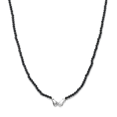 zilveren-ketting-met-onyx-stenen-en-handen-hanger-115-mm-x-18-mm-lengte-40-45-cm