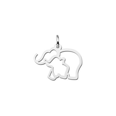 zilveren-olifanten-hanger