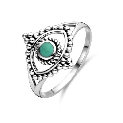 zilveren-ring-met-synthetische-groene-steen-boze-oog