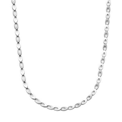 zilveren-schakelketting-matte-en-glanzende-ovalen-lengte-45-cm