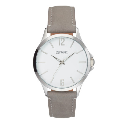 olympic-danny-ol72hsl083-herenhorloge-van-staal-met-grijze-leren-band-o-40-mm