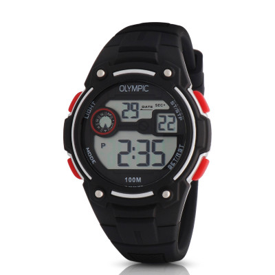 olympic-digital-kids-ol45hkr014-kinderhorloge-zwart-met-rode-band-o-35-mm