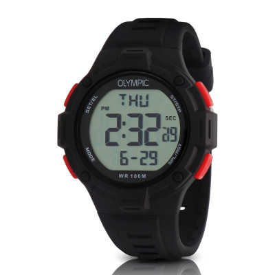 olympic-digital-kids-ol45hkr021-horloge-zwart-met-transparante-wijzerplaat-rond-o-42-mm