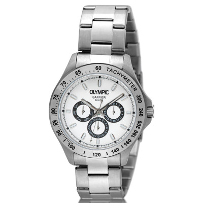 olympic-jeffrey-ol89hss048-herenhorloge-staal-met-witte-wijzerplaat-rond-o-42-mm
