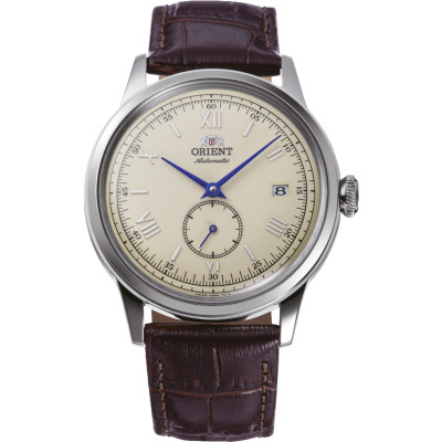 orient-bambino-or-ra-ap0105y30b-automatisch-horloge-stalen-kast-en-leren-band-o-38-mm
