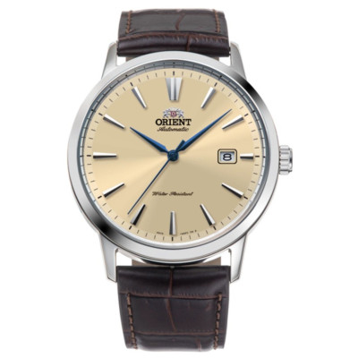 orient-contemporary-ra-ac0f16s-automatisch-horloge-met-bruine-leren-band-en-beige-wijzerplaat