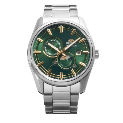 orient-stretto-ra-ak0314e30b-zilverkleurig-maanfase-horloge-met-groene-wijzerplaat-en-schakelband-42-mm