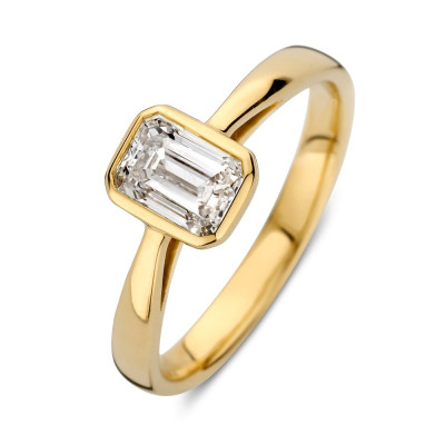 aurore-lara-ra15040075-ring-18-karaat-goud-met-emerald-lab-grown-diamant-0-75-crt
