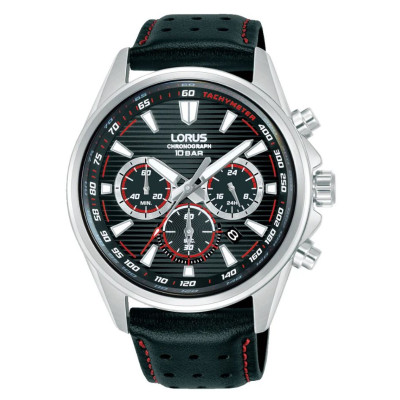 lorus-rt325lx9-chronograaf-herenhorloge-staal-met-zwarte-leren-band-o-43-mm