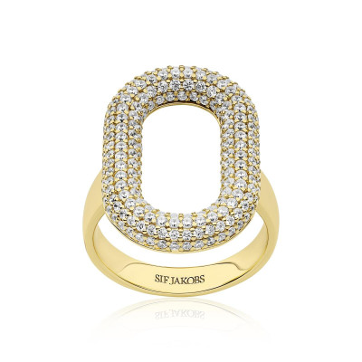 sif-jakobs-sj-r62014-cz-yg-goudkleurige-ring-met-zirkonia-ovale-opengewerkte-top