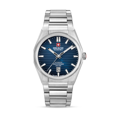 swiss-military-hanowa-avalanche-smwgl0006901-automatisch-horloge-met-blauwe-wijzerplaat-en-zilverkleurige-band