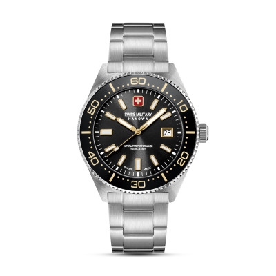 swiss-military-hanowa-nomad-smwgh0004905-zwart-horloge-met-schakelband-en-goudkleurige-details-43-mm