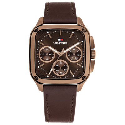 tommy-hilfiger-herald-th1792221-rosekleurig-herenhorloge-van-staal-met-bruine-wijzerplaat-o-39-mm