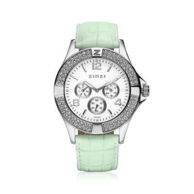 zinzi-uno13-zilverkleurig-dameshorloge-met-mintgroene-leren-band-met-kroko-print-o-44-mm