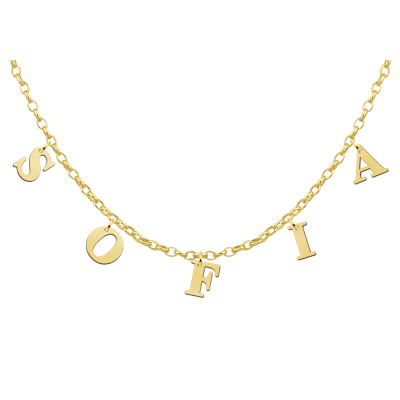gold-plated-naamketting-met-letters