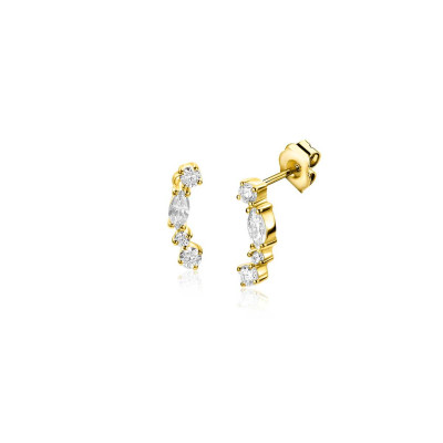 zinzi-zgo464-14-karaat-gouden-oorstekers-met-ronde-en-ovale-zirkonia-s-2-5-mm-breed-hoogte-10-mm