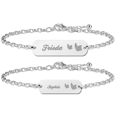 moeder-en-dochter-armbanden-zilver-met-naam