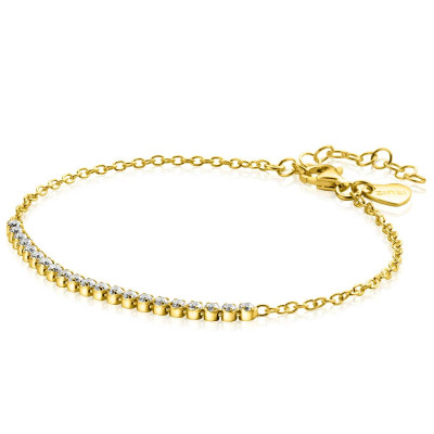 zinzi-zia2370y-goudkleurige-armband-met-zirkonia-rij-2-5-mm-breed-lengte-16-19-cm
