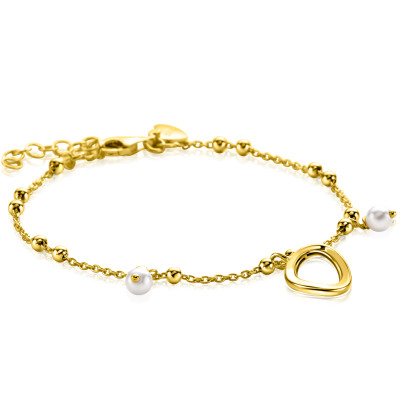 zinzi-zia2405-goudkleurige-armband-met-ronde-hanger-en-imitatieparels-14-mm-breed-lengte-17-20-cm