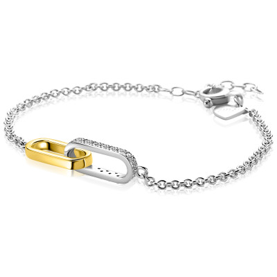 zinzi-zia2758-zilveren-armband-met-2-bicolor-ovale-schakels-7-8-mm-breed-lengte-17-20-cm
