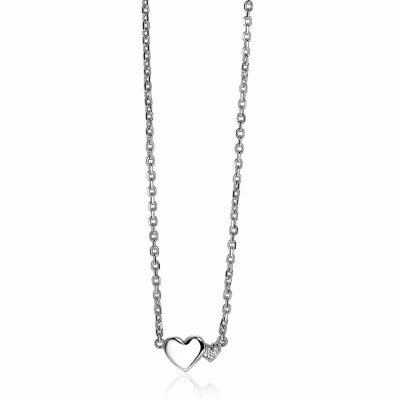 zinzi-zic2137-zilveren-ketting-met-hanger-zirkonia-hartjes-6-7-mm-breed-lengte-42-45-cm