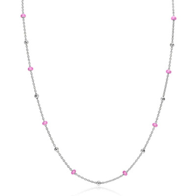 zinzi-zic2510-zilveren-kralenketting-bol-3-mm-breed-lengte-42-45-cm