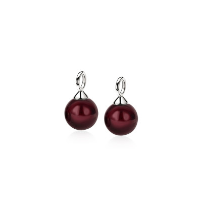 zinzi-zich266dr-zilveren-oorbedels-met-bordeaux-imitatieparels-10-mm-breed-zonder-oorringen