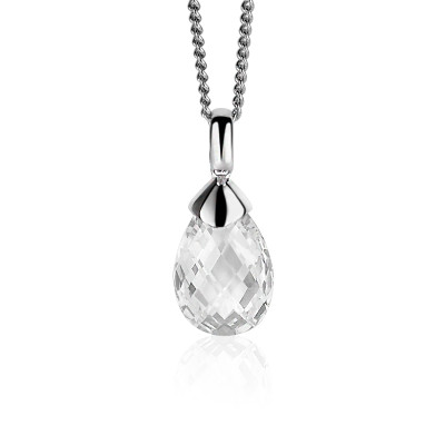 zinzi-zih1171-zilveren-hanger-met-druppel-transparante-zirkonia-12-mm-breed-hoogte-28-mm