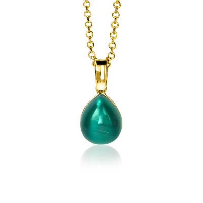 zinzi-zih1934gg-gold-plated-hanger-met-groene-steen-in-druppel-vorm-9-mm-breed-hoogte-19-mm