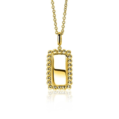 zinzi-zih1976g-gold-plated-hanger-met-rechthoek-met-bolletjes-rand-7-mm-breed-hoogte-12-mm