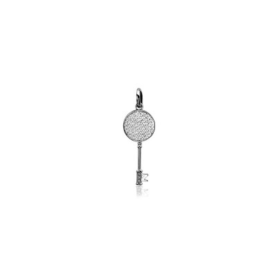 zinzi-zih965-925-zilveren-hanger-met-sleutel-en-transparante-zirkonia-s-15-mm-breed-hoogte-44-mm