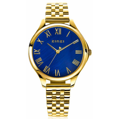 zinzi-ziw1147-gold-plated-dameshorloge-met-blauwe-wijzerplaat-en-stalen-band-o-34-mm