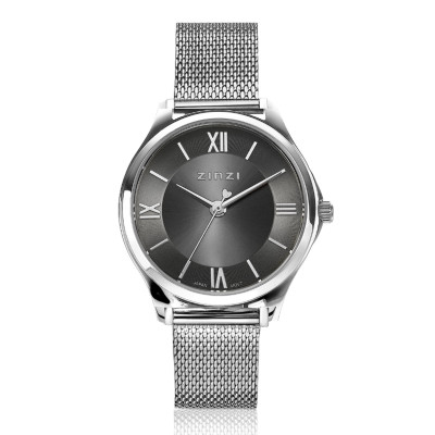 zinzi-ziw1224m-zilverkleurig-stalen-dameshorloge-met-ronde-kast-en-mesh-band-o-30-mm