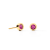 coeur-de-lion-oorstekers-sparkling-dots-0227-21-0416-goudkleurig-met-roze-kristal-rond