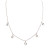 boccia-titanium-08064-01-ketting-met-5-rondjes-lengte-42-cm